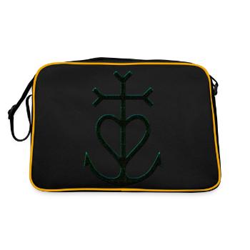 Croix de Camargue croix des gardiens - Sac Retro - noir/or - Dos