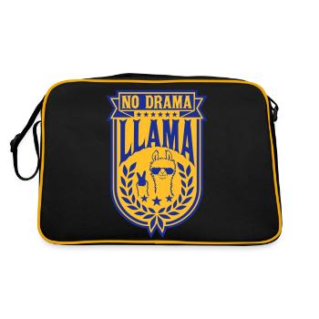 Détendez-vous pas de drame Lama - Sac Retro - noir/or - Dos