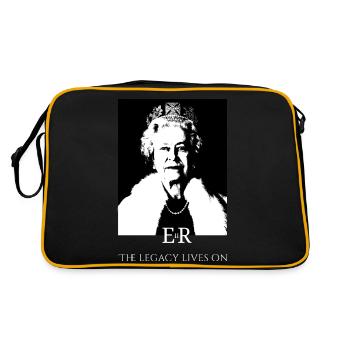 Reine Elizabeth II L’héritage se perpétue - Sac Retro - noir/or - Dos