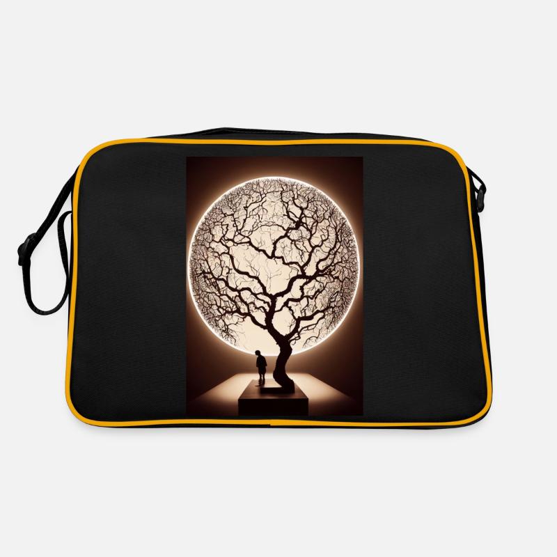 Weltenbaum World Tree Oil - Sac Retro - noir/or