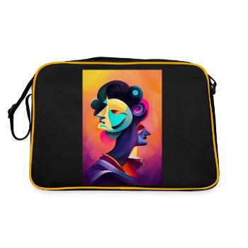 Bal masqué à Venise - Sac Retro - noir/or - Dos