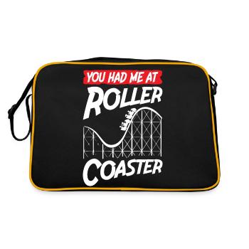 You Had Me At Roller Coaster - Retro Bag - black/gold - Back