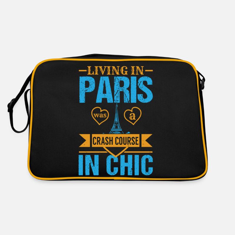 LIVING IN PARIS WAS A CRASH COURSE IN CHIC Retro Bag