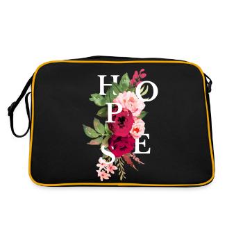 Hopes flowers - Sac Retro - noir/or - Dos