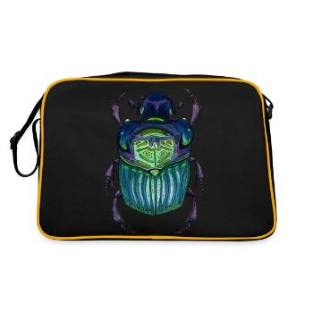 Big Beetle - Coléoptère géant - Sac Retro - noir/or - Dos