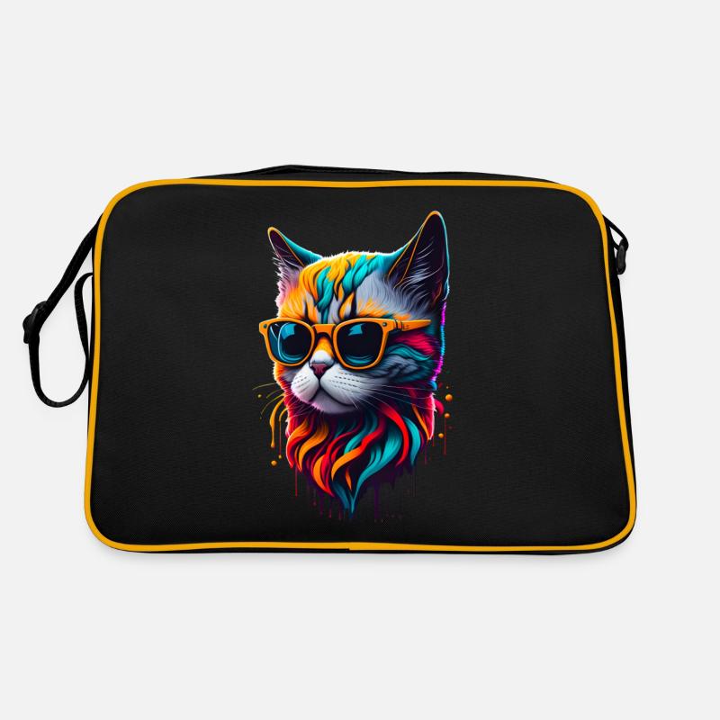 Chat mignon Sac Retro