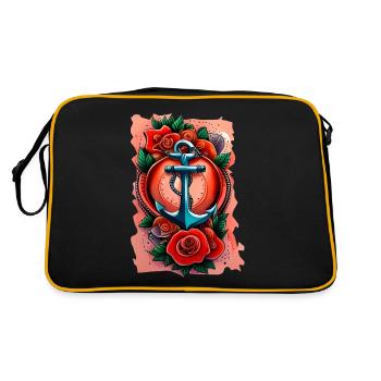Anchor - Retro Bag - black/gold - Back