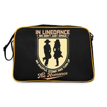 We Don't Just Dance We Shuffle, Stomp Line Dance C - Retro Bag - black/gold - Back