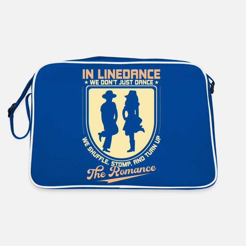 We Don't Just Dance We Shuffle, Stomp Line Dance C Retro Tasche