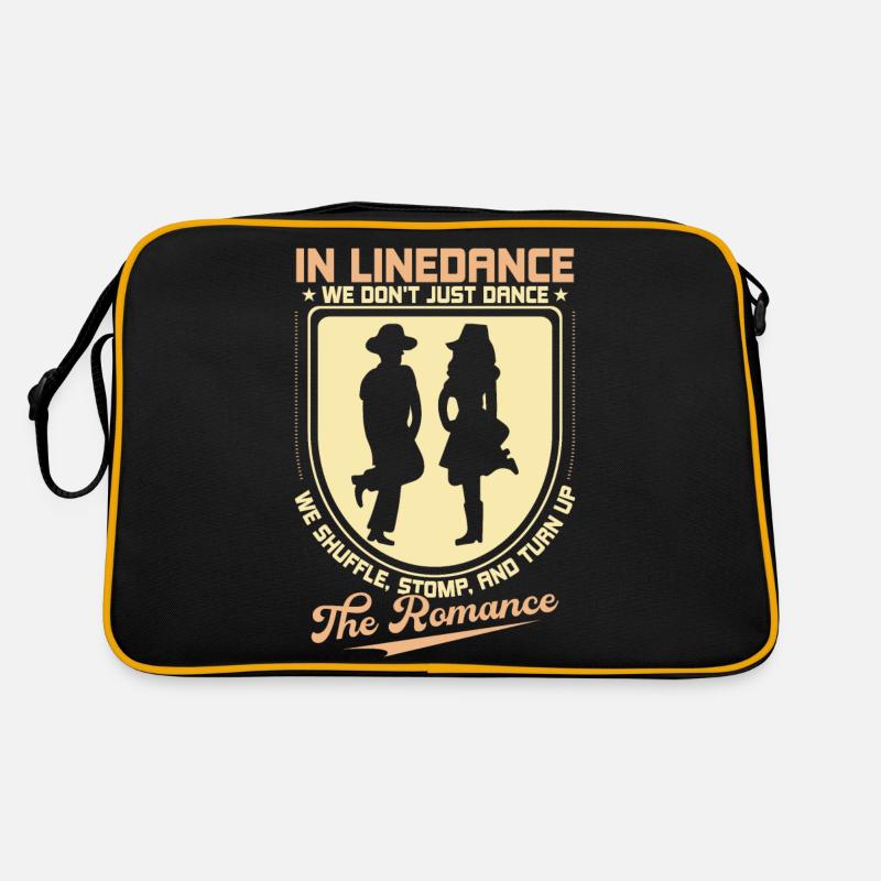 We Don't Just Dance We Shuffle, Stomp Line Dance C Retro Bag