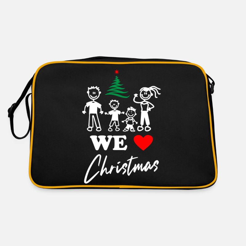 Nous aimons Noël Sac Retro