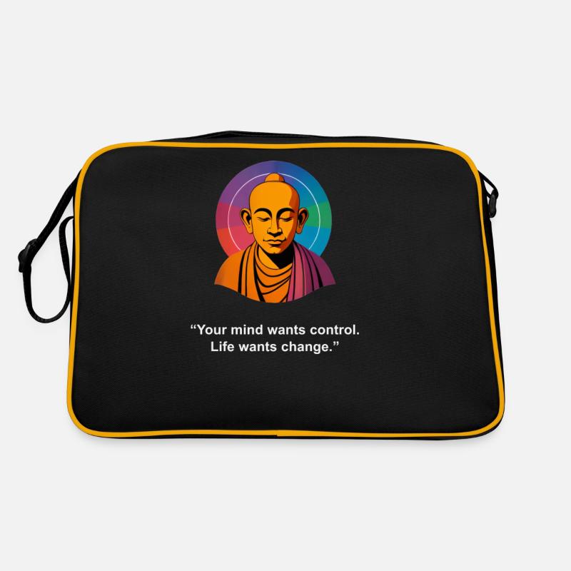 Your Mind Wants Control | Zen Quote Retro Bag