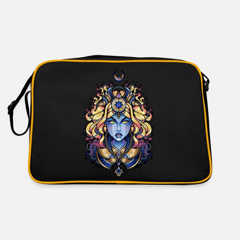 Sorcière de la Lune - Sac Retro - noir/or