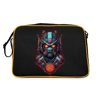 Samurai Warrior - Japan - Robot - Retro Bag - black/gold - Back