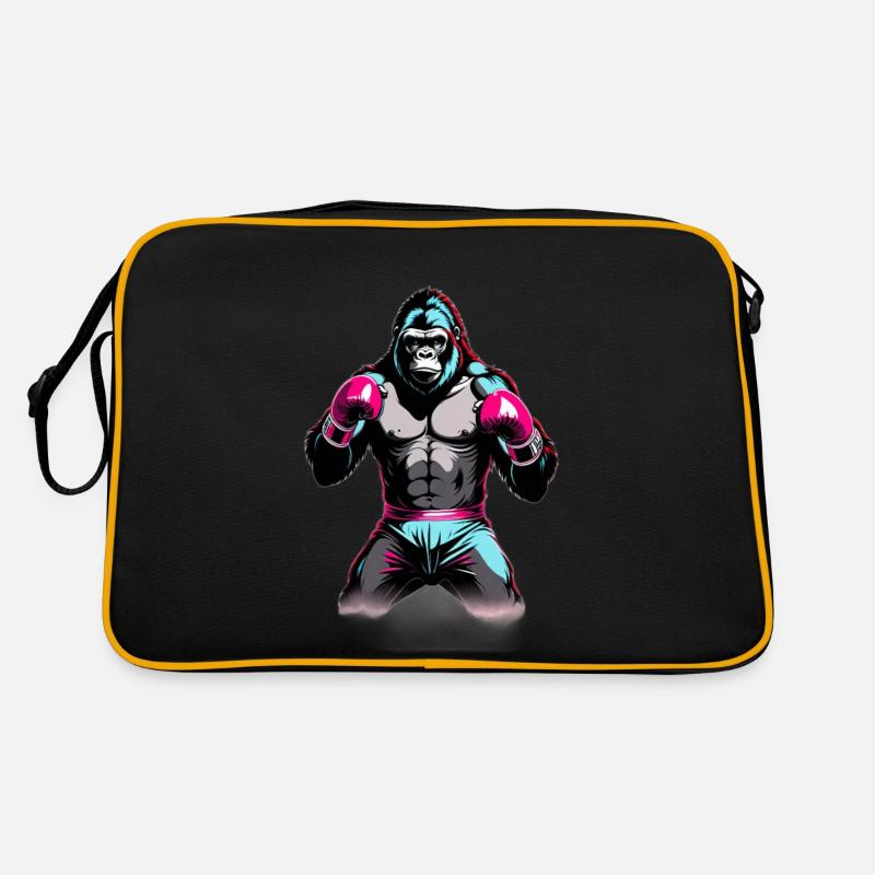 Boxing Gorilla Boxer Retro Bag