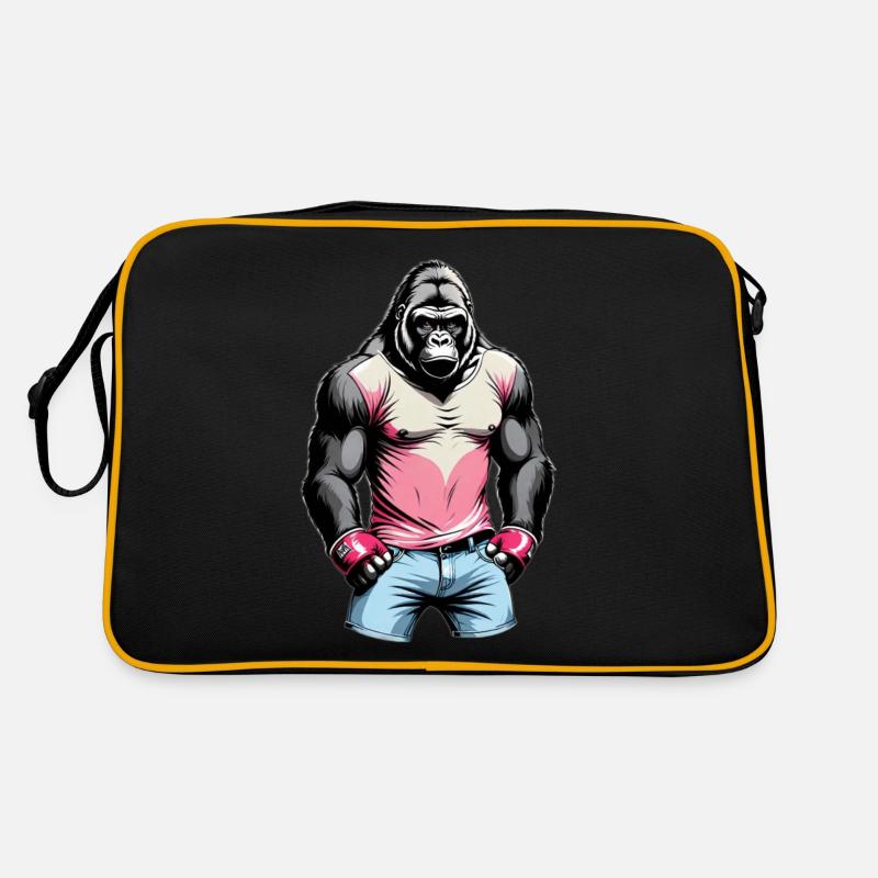 Boxing Gorilla Boxer Retro Bag