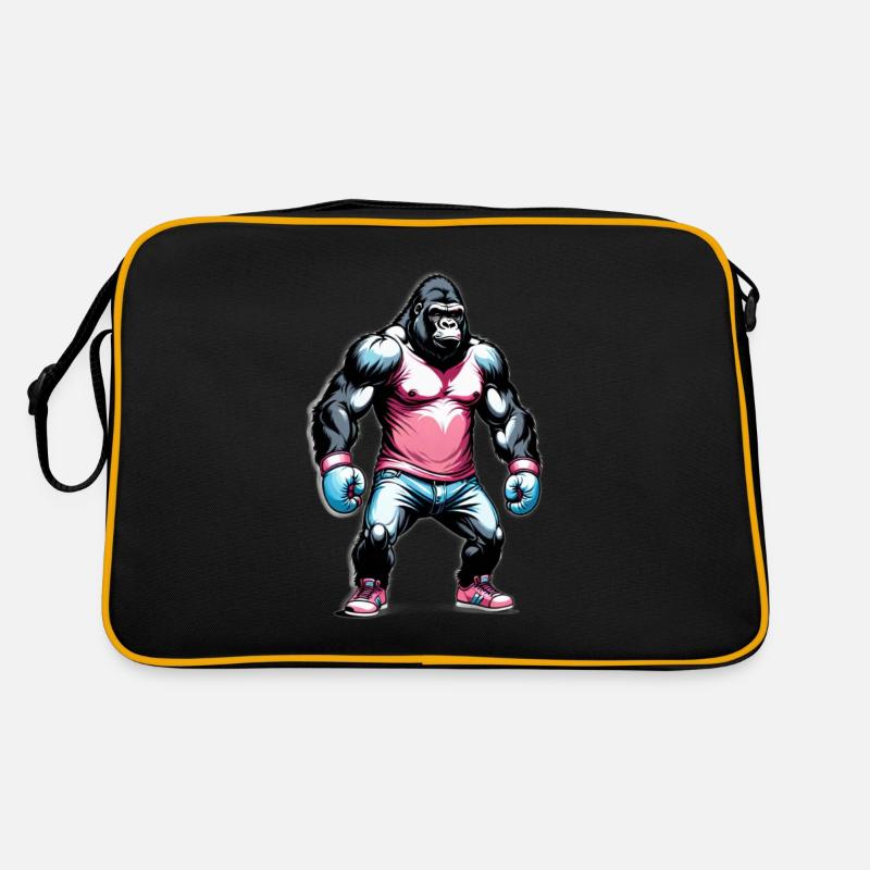 Boxe Boxeur Gorille Sac Retro