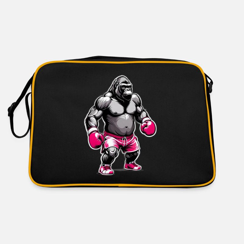 Boxing Gorilla Boxer Retro Bag