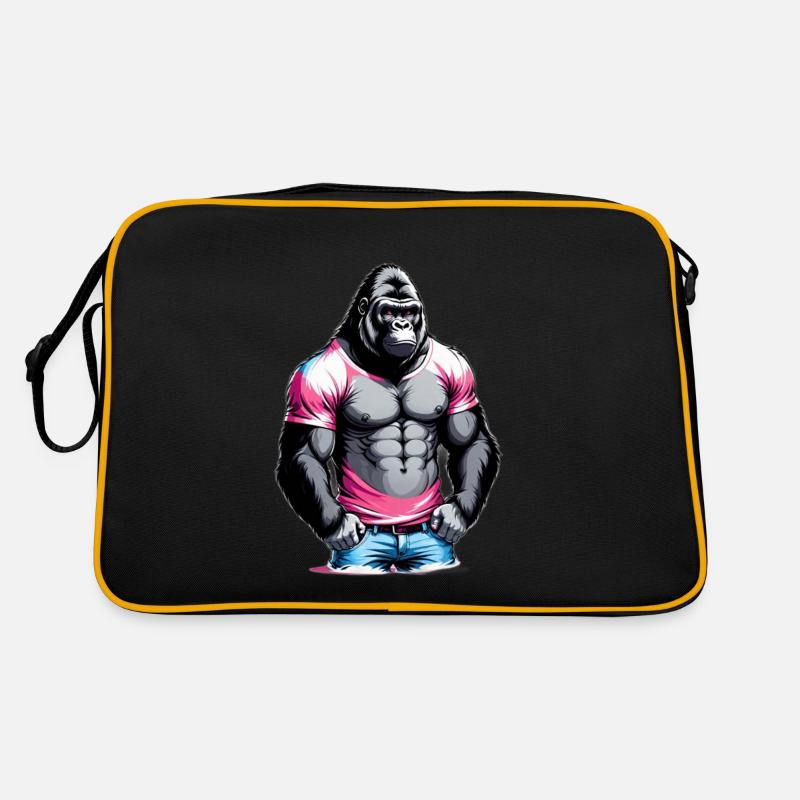 Boxing Gorilla Boxer Retro Bag