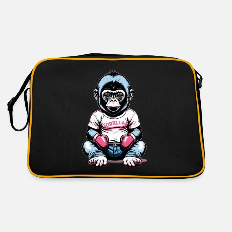 Boxe Boxeur Gorille Sac Retro
