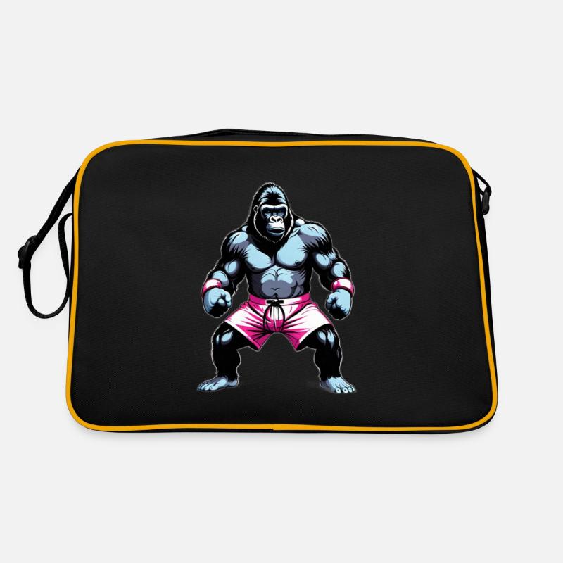 Boxing Gorilla Boxer Retro Bag