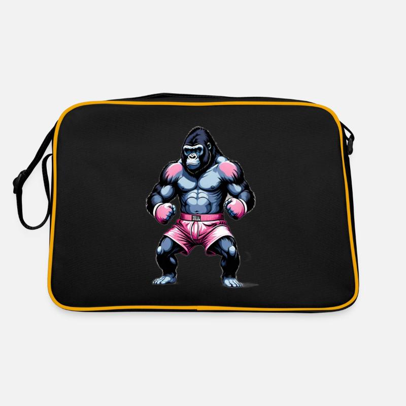Boxe Boxeur Gorille Sac Retro