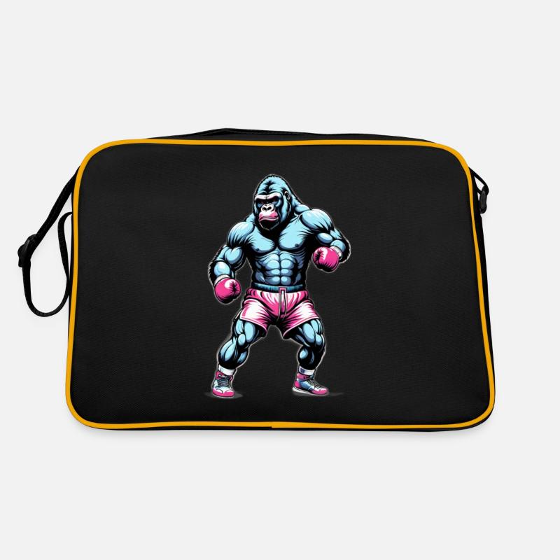 Boxing Gorilla Boxer Retro Bag