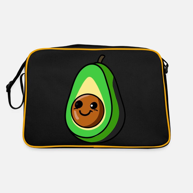 cute-cado - Retro Tasche - Schwarz/Gold