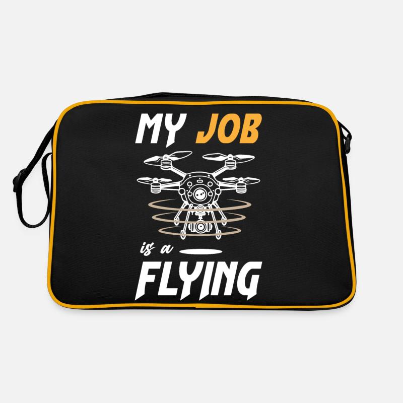 Drone Mon métier est de voler Sac Retro