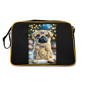 Cookie Chien Carlin, Carlin - Sac Retro - noir/or - Dos