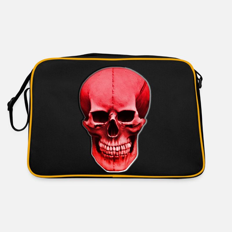 Red Scull Retro Tasche