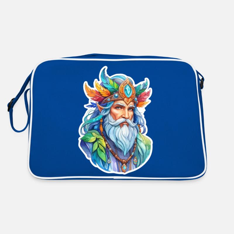 Druide Wasserfarben Retro Tasche