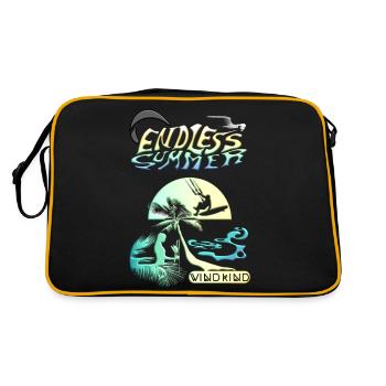 Endless Summer - Retro Bag - black/gold - Back