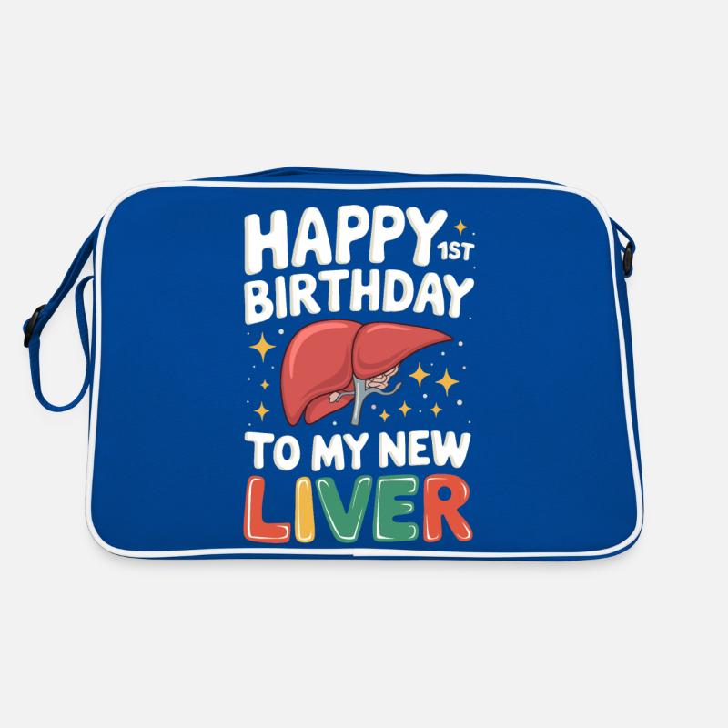 Feiere den 1. Geburtstag deines Lebensretters Retro Tasche