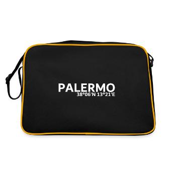 Coordonnées de Palerme - Sac Retro - noir/or - Dos