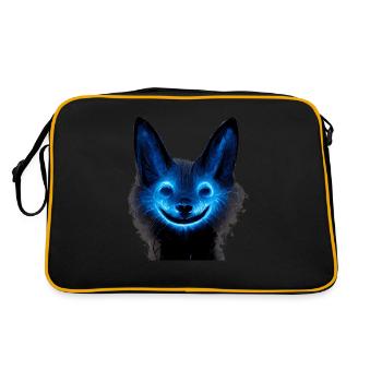 Chien bleu au look fantôme - Sac Retro - noir/or - Dos