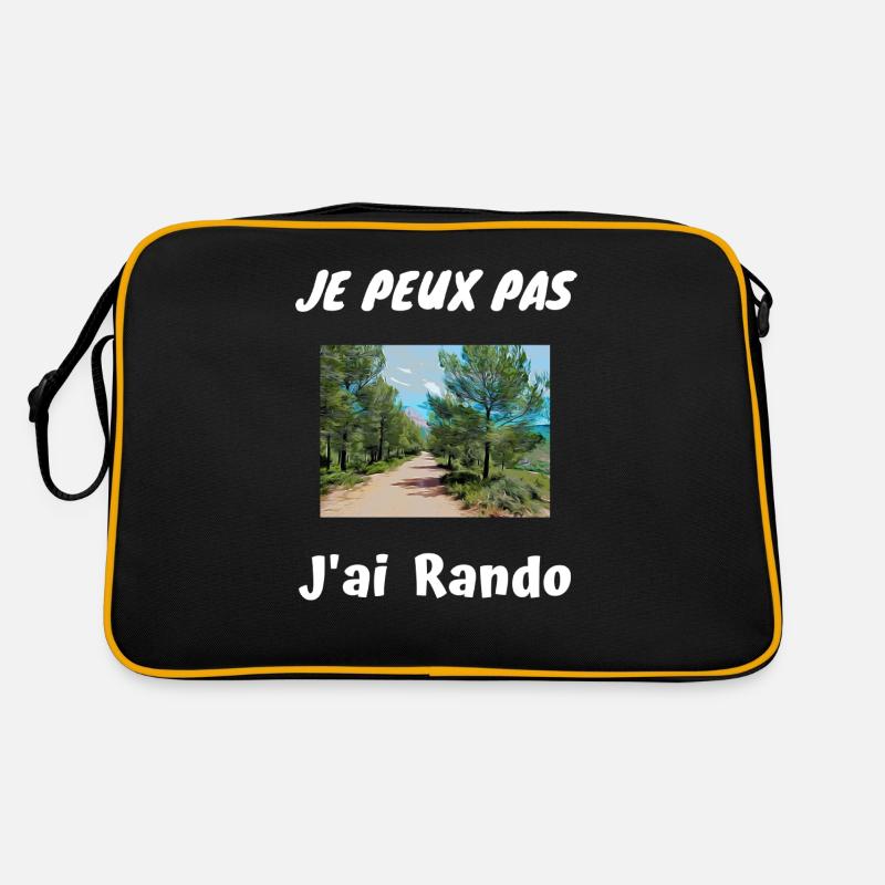 Je peux pas J'ai Rando Sac Retro