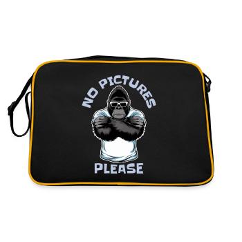 Pas de photos s’il vous plaît - Sac Retro - noir/or - Dos