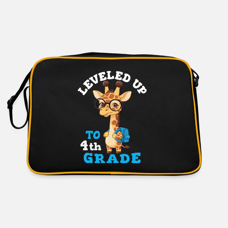 Mis à niveau en 4e année - Girafe drôle Sac Retro