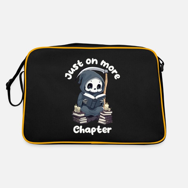 Süßer Sensenmann - Nur Noch Ein Kapitel Halloween Retro Tasche