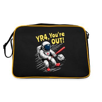 Astéroïde R4 2032 - Défense spatiale - Sac Retro - noir/or - Dos