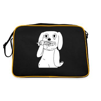 Ben quoi ? - Sac Retro - noir/or - Dos