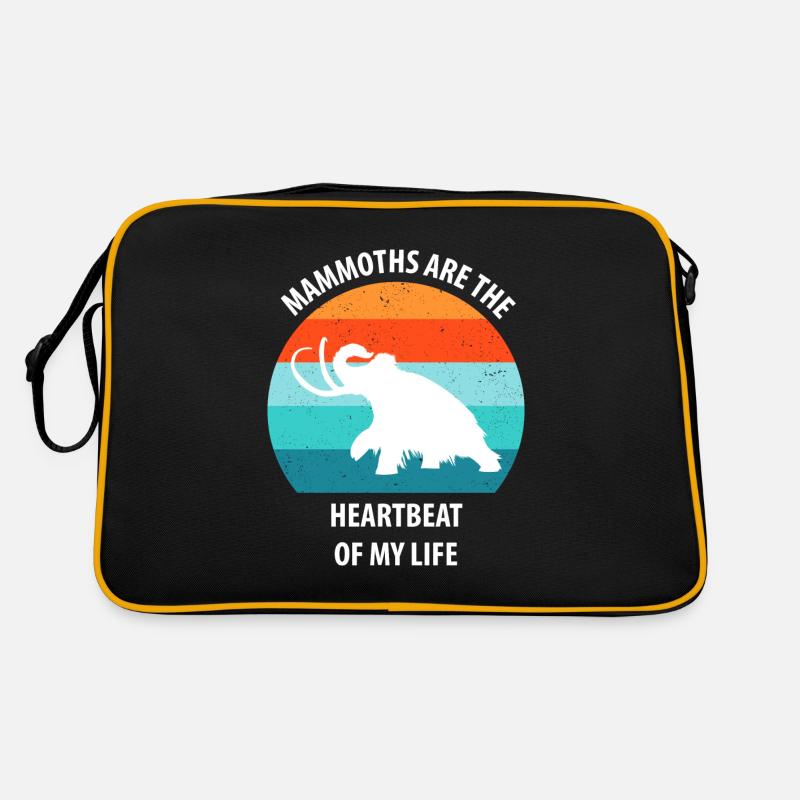 Funny Mammoth Stone Age Ice Age Design Prehistoric Retro Bag