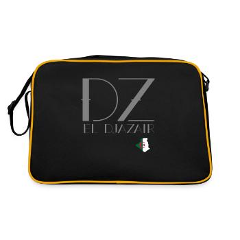 DZ EL Djazair gris - Sac Retro - noir/or - Dos