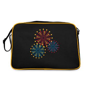 Firework - Retro Bag - black/gold - Back