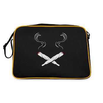 kiffen conception des joints - Sac Retro - noir/or - Dos