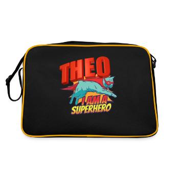 Theo - Retro Bag - black/gold - Back