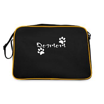 dogmom two paw white - Sac Retro - noir/or - Dos