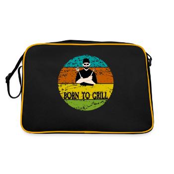 Bbq - Retro Bag - black/gold - Back