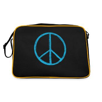 Sign de paix - Sac Retro - noir/or - Dos